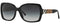 BURBERRYBurberry BE 4160 3433/8G Women's Sunglasses - Black Frame, Grey Gradient LensesEYEWEAREcecile
