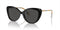 BURBERRYBurberry BE 4407 3853 - 87 Women's Sunglasses - Black Frame, Gray LensesEYEWEAREcecile
