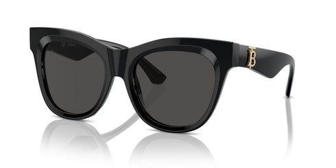 BURBERRYBurberry BE 4418 300187 54 Women's Sunglasses - Black Frame, Dark Grey LensesEYEWEAREcecile