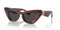 BURBERRYBurberry BE4421U 4128/87 Women's Sunglasses - Bordeaux Frame, Dark Grey LensesEYEWEAREcecile