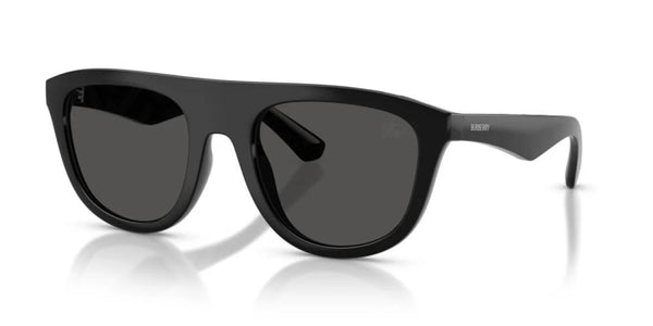 BURBERRYBurberry BE 4459U 300187 Unisex Sunglasses - Black Frame, Gray LensesEYEWEAREcecile