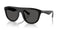 BURBERRYBurberry BE 4459U 300187 Unisex Sunglasses - Black Frame, Gray LensesEYEWEAREcecile