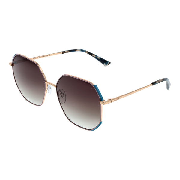 BULGETBulget BG3325 5805A Women's Sunglasses - Gold Metal Frame with Gradient Purple and Light Blue LensesEYEWEAREcecile