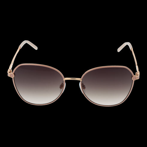 BULGETBulget BG3340 Women's Sunglasses - Gold Metal Frame with Gradient Blue LensesEYEWEAREcecile
