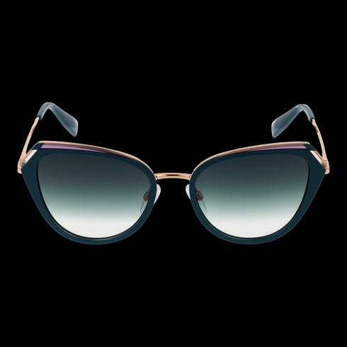 BULGETBulget BG3352 54P02 Unisex Round Metal Sunglasses with Polarized LensesEYEWEAREcecile