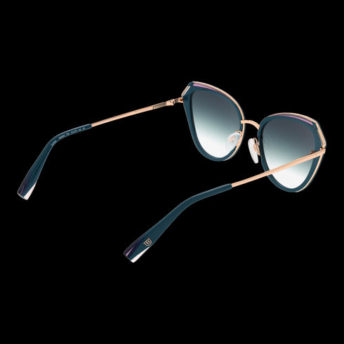 BULGETBulget BG3352 54P02 Unisex Round Metal Sunglasses with Polarized LensesEYEWEAREcecile