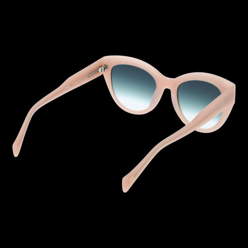 BULGETBulget BG9254 54T01 Women's Sunglasses - Purple Transparent Cat - Eye Frame with Brown LensesEYEWEAREcecile