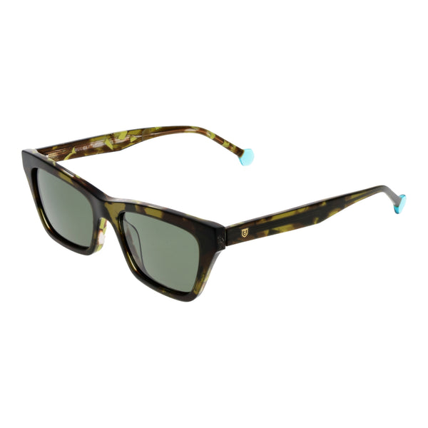 BULGETBulget BGY9004 50G21P Unisex Sunglasses - Green Frame, Green LensesEYEWEAREcecile