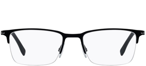 BOSSBOSS 1007/IT 003 Men's Eyeglasses - Matte Black Frame, Semi - Rimless DesignEYEWEAREcecile