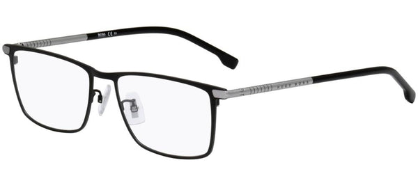 BOSSBOSS 1226/F 003 Men's Eyeglasses - Matte Black Titanium Frame, Rectangular ShapeEYEWEAREcecile