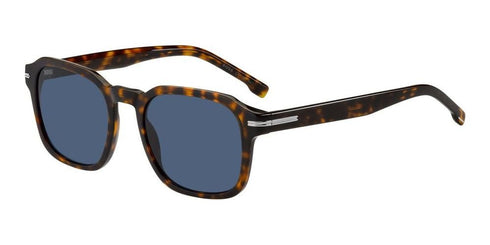 BOSSBOSS 1627/S 086 - KU Men's Sunglasses - Havana Frame, Blue LensesEYEWEAREcecile