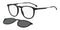 BOSSBOSS 1640/CS SUB - M9 Men's Eyeglasses with Clip - On - Matte Black Frame, 51mmEYEWEAREcecile