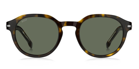 BOSSBOSS 1721/S 086 - QT Men's Sunglasses - Havana Frame, Green LensesEYEWEAREcecile