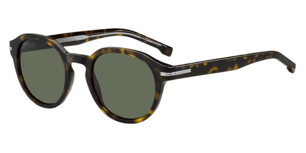 BOSSBOSS 1721/S 086 - QT Men's Sunglasses - Havana Frame, Green LensesEYEWEAREcecile