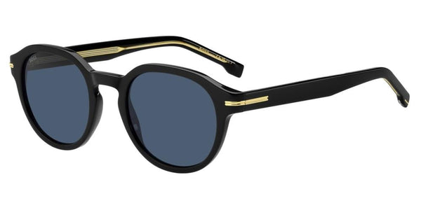 BOSSBOSS 1721/S 807 - KU Men's Sunglasses - Black Frame, Blue LensesEYEWEAREcecile
