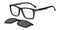 BOSSBOSS 1726/G/CS 807 - M9 B 55 Men's Glasses with Clip - On - Black Frame, Grey Polarized Clip - On LensesEYEWEAREcecile