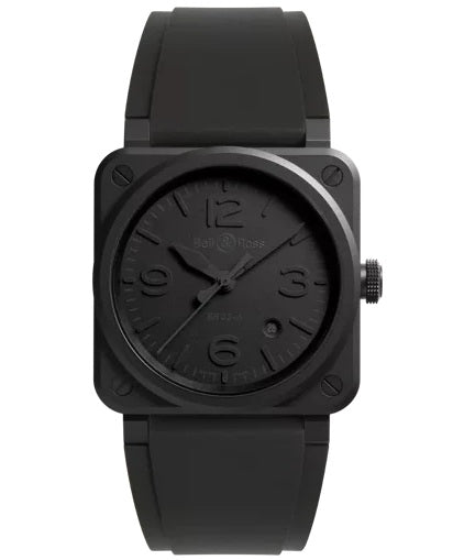 BELL & ROSSBell & Ross BR 03 Phantom BR03A - PH - CE/SRB - 41mm Black Ceramic Automatic WatchWATCHESEcecile