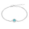 MILUNAMiluna BRD934 Women's Bracelet - 925 Silver with Round Blue TopazJEWELRYEcecile