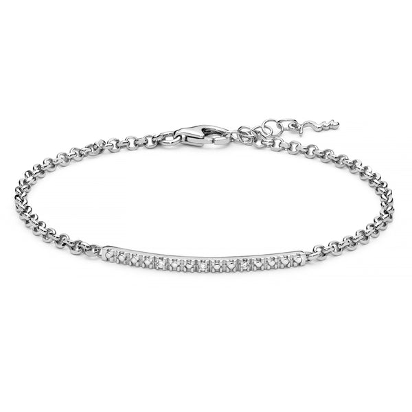 MILUNAMiluna Diamantissima BRD949 Women's Bracelet - 925 Silver with White DiamondsJEWELRYEcecile