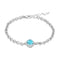 MILUNAMiluna BRD960 Bracelet - Sterling Silver with Oval Blue TopazJEWELRYEcecile