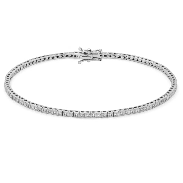 MILUNAMiluna BRD963 - 030G7 Women's Diamond Bracelet in 18K White GoldJEWELRYEcecile