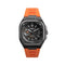 BELL & ROSSBell & Ross BR - X5 Carbon Orange Limited Edition Automatic Chronometer 41mm DLC - Coated Titanium and Rubber Watch BRX5R - BO - TC/SRBWATCHESEcecile