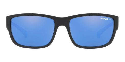 ARNETTEArnette Bushwick AN 4256 01/22 62 Unisex Sunglasses - Matte Black Frame, Blue Mirror LensesEYEWEAREcecile