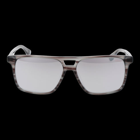BMWBMW BW0038 5720C Men's Sunglasses – Striped Grey Frame, Smoke Grey Mirror LensesEYEWEAREcecile