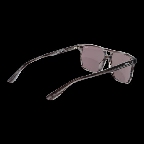 BMWBMW BW0038 5720C Men's Sunglasses – Striped Grey Frame, Smoke Grey Mirror LensesEYEWEAREcecile