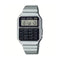 CASIO & VINTAGECasio Vintage CA - 500WE - 1AEF Unisex Calculator Watch - Black Dial, Stainless Steel BandWATCHESEcecile