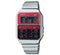 CASIO & VINTAGECasio Vintage CA - 500WE - 4BEF Unisex Watch - Calculator, Red Dial, Stainless Steel BraceletWATCHESEcecile