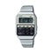 CASIO & VINTAGECasio Vintage CA - 500WE - 7BEF Unisex Watch - Calculator, White Dial, Stainless Steel BraceletWATCHESEcecile