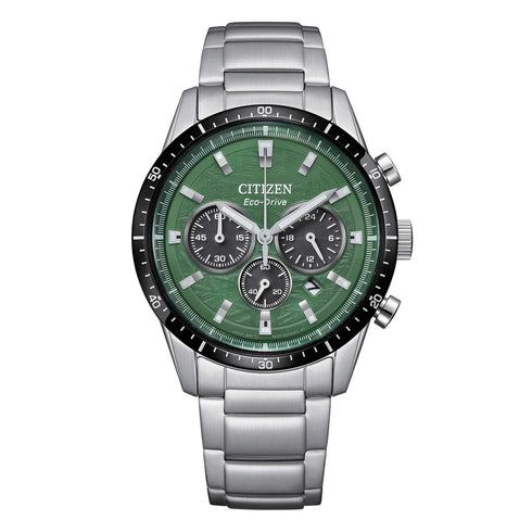 CITIZENCitizen CA4624 - 56X Eco - Drive Chronograph Watch - Green DialWATCHESEcecile