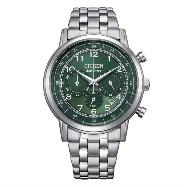 CITIZENCitizen CA4630 - 53X Eco - Drive Chronograph Watch - Green DialWATCHESEcecile