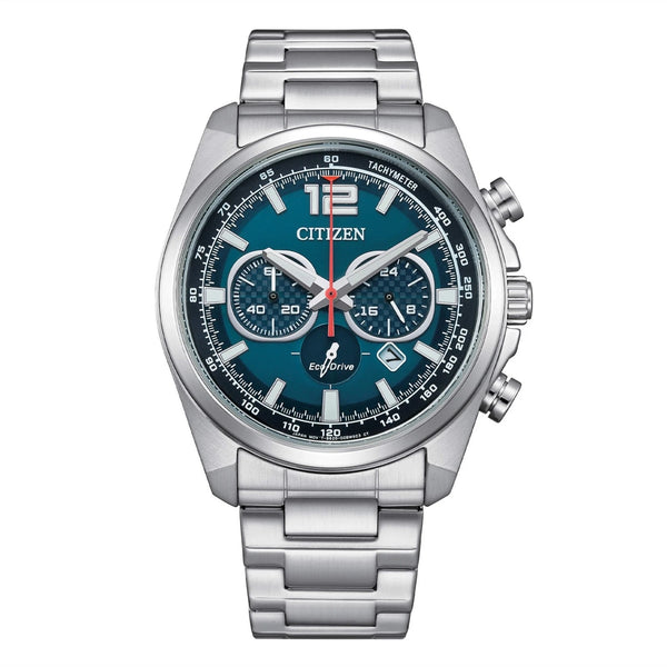 CITIZENCitizen Racing Chronograph CA4640 - 50L – Men's Solar - Powered Watch with Blue DialWATCHESEcecile