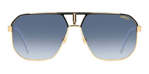 CARRERACarrera 1062/S 2M2 - 08 Unisex Sunglasses - Black/Gold Frame, Dark Blue Gradient LensesEYEWEAREcecile