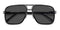 CARRERACarrera 1071/S Men's Aviator Sunglasses - Matte Black/Gold Frame, Brown Gradient LensesEYEWEAREcecile