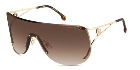 CARRERACarrera 3006/S Rimless Shield Sunglasses – Gold Metal XL 99 mmEYEWEAREcecile
