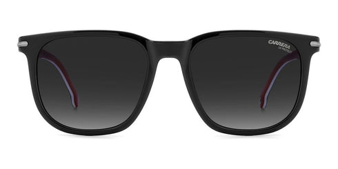 CARRERACarrera 300/S M4P - 9O Unisex Sunglasses - Striped Black Frame, Dark Grey Gradient LensesEYEWEAREcecile