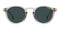 CARRERACarrera 301/S KB7‑KU 50 Clear‑Grey Round Sunglasses – Blue UV400EYEWEAREcecile