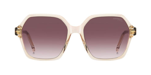 CARRERACarrera 3026/S HAM/3X Women's Sunglasses - Transparent Champagne Frame, Gradient Dark Pink LensesEYEWEAREcecile