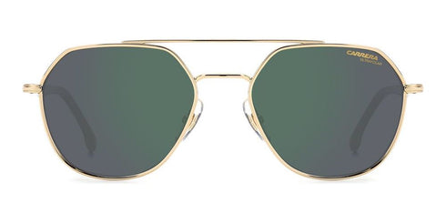 CARRERACarrera 303/S J5G - Q3 Unisex Sunglasses - Gold Frame, Green Polarized LensesEYEWEAREcecile