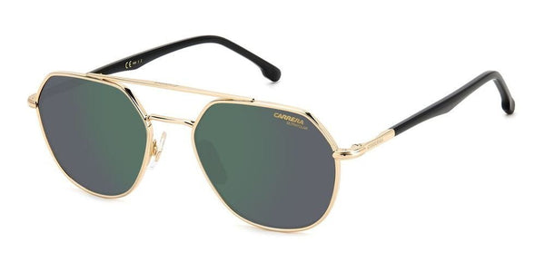 CARRERACarrera 303/S J5G - Q3 Unisex Sunglasses - Gold Frame, Green Polarized LensesEYEWEAREcecile