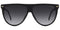 CARRERACarrera 3055/S 807/9O Unisex Aviator Sunglasses – Black Frame, Dark Grey Gradient LensesEYEWEAREcecile