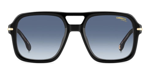 CARRERACarrera 317/S M4P - 08 Unisex Sunglasses - Black Stripe Frame, Dark Blue Gradient LensesEYEWEAREcecile