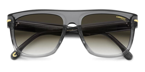CARRERACarrera 340/S Men's Sunglasses – Shiny Black Frame, Grey Gradient Lenses, 57mmEYEWEAREcecile