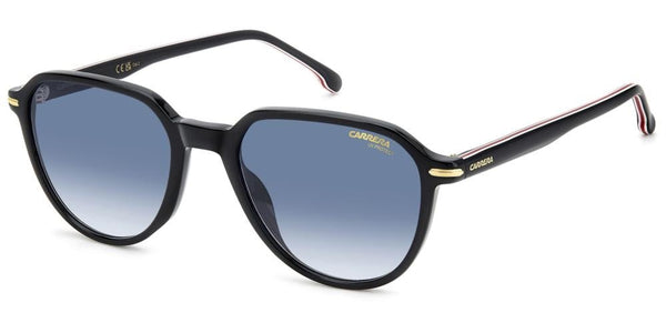 CARRERACarrera 342/S 2M2 - 08 Men's Sunglasses - Black and Gold Frame, Dark Blue Shaded LensesEYEWEAREcecile