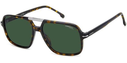 CARRERACarrera 350/S 086/QT Men's Sunglasses - Havana Frame, Green LensesEYEWEAREcecile
