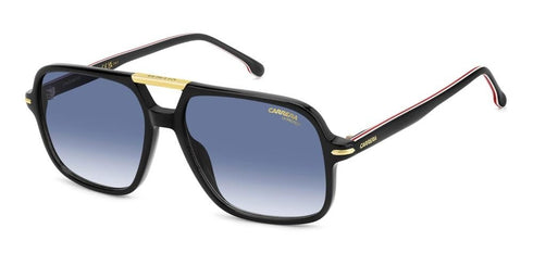 CARRERACarrera 350/S 2M2/08 Men's Sunglasses - Black & Gold Frame, Dark Blue Gradient LensesEYEWEAREcecile