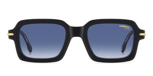 CARRERACarrera 358/S 2M2/08 Men's Sunglasses - Black and Gold Frame, Dark Blue Gradient LensesEYEWEAREcecile